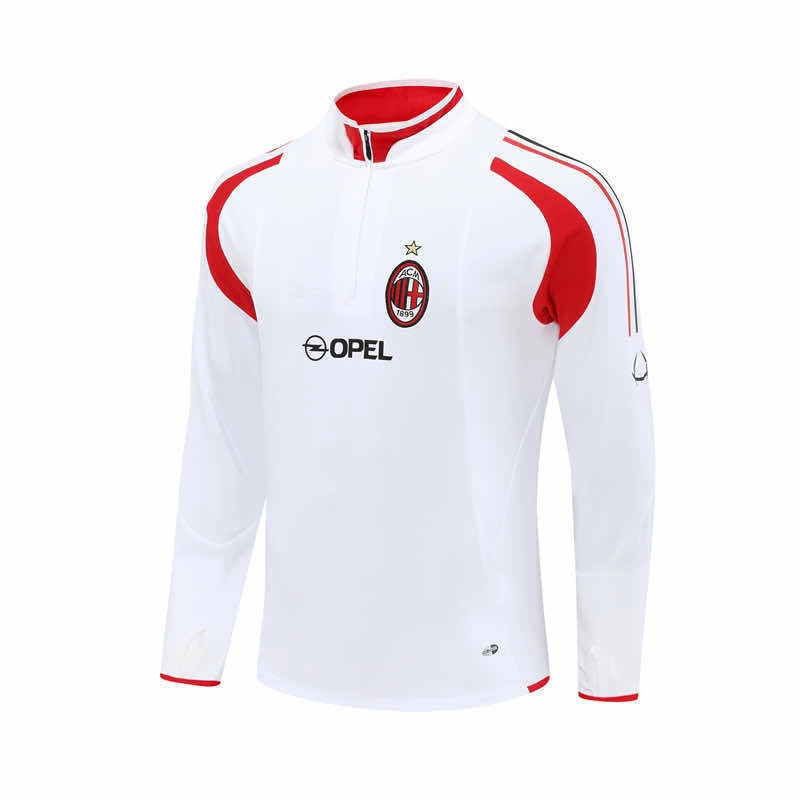 04-05 season A.C. Milan white Half pull training suit