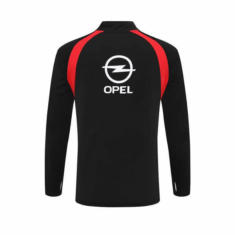 03-04 season A.C. Milan black Half pull training suit