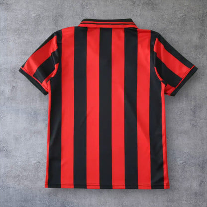 96-97 A.C. Milan home retro Kids kit