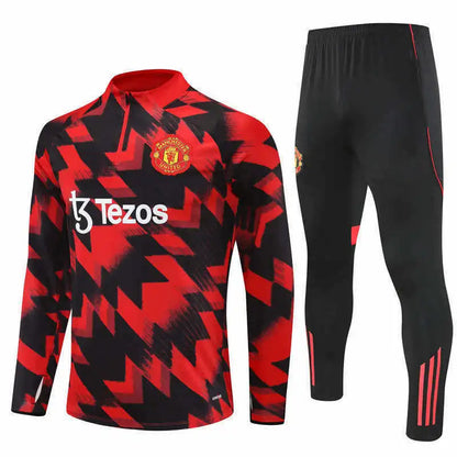 25-26 season Manchester United F.C. - Half zip training suit set