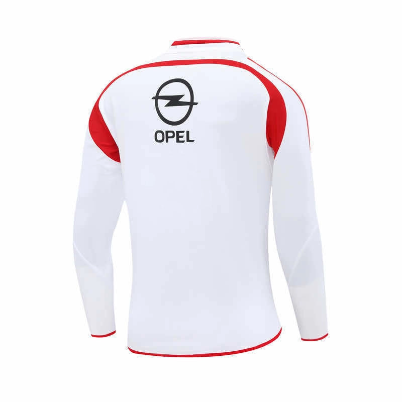 04-05 season A.C. Milan white Half pull training suit