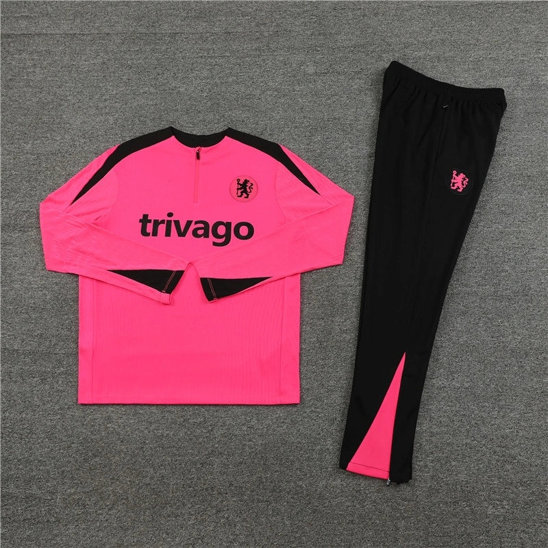 24-25 Chelsea F.C. Pink Training suit set - Player version