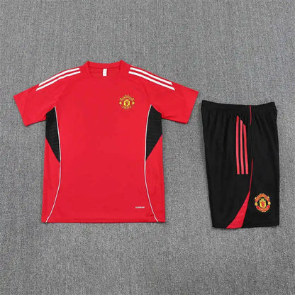 25-26 season Manchester United F.C. Training clothes suit Short sleeve - Fan version