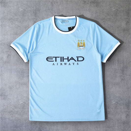 13-14 season Manchester City F.C. home Retrò - Fan version