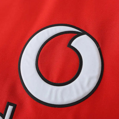 02-04 Manchester United Home Long sleeved Retro - Fan version