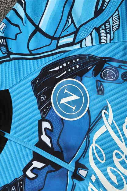 25-26 season S.S.C. Napoli Half zip training suit set