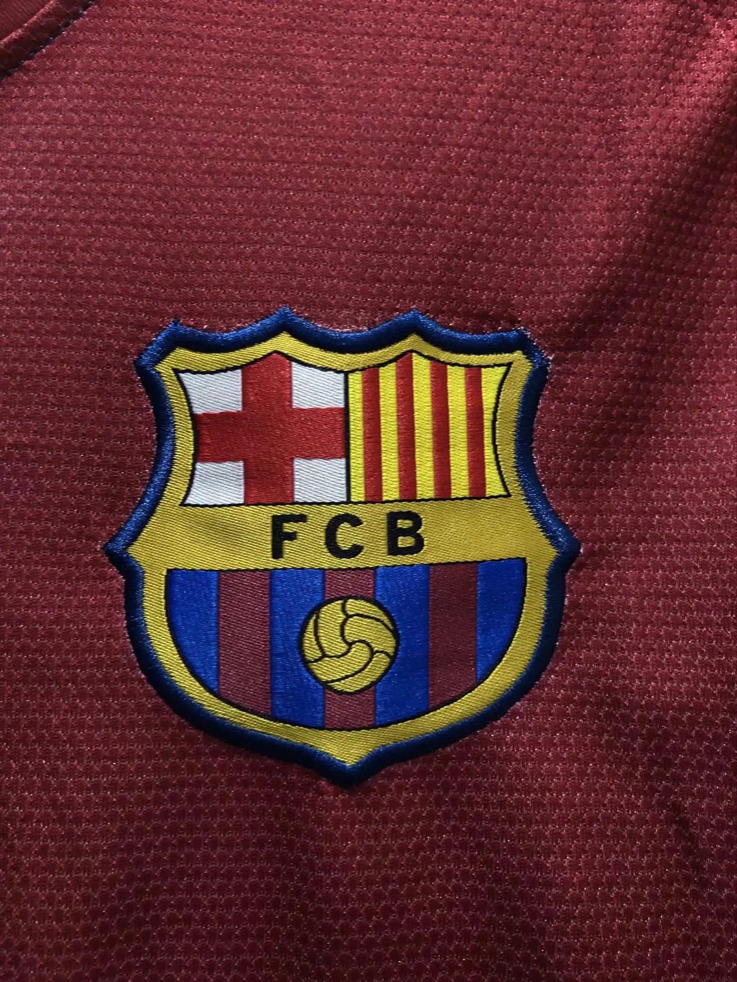 08-09 season Barcelona Home Long Sleeved Champions League Retrò - Fan version