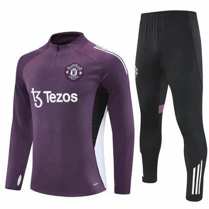 25-26 season Manchester United F.C. - Half zip training suit set