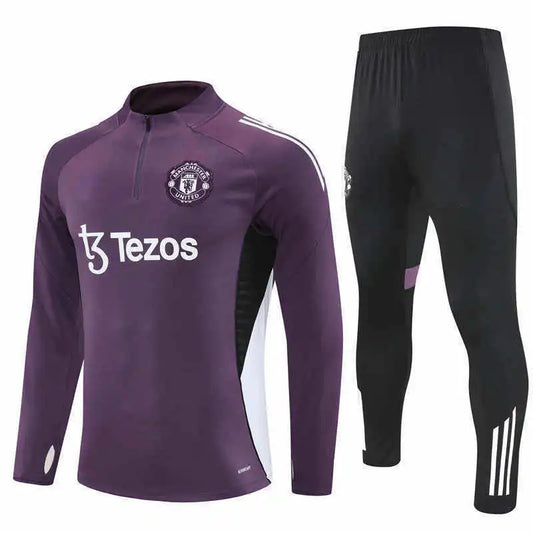 25-26 season Manchester United F.C. - Half zip training suit set
