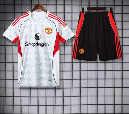25-26 season Manchester United F.C. Training clothes suit Short sleeve - Fan version