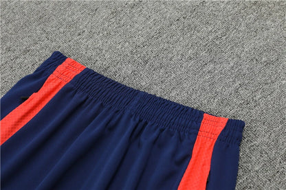 24-25 Manchester United F.C. Orange red Training suit set - Player version