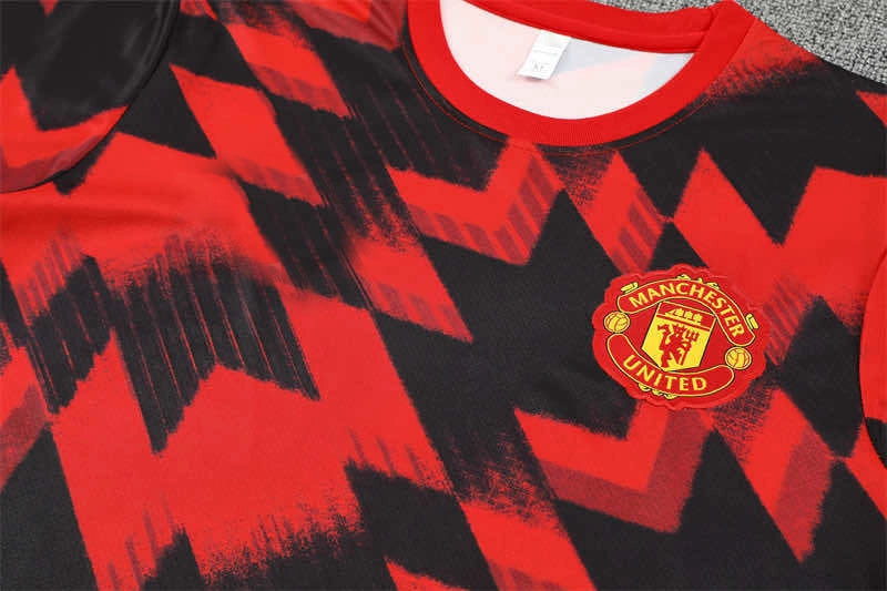 25-26 season Manchester United F.C. Training clothes suit Short sleeve - Fan version