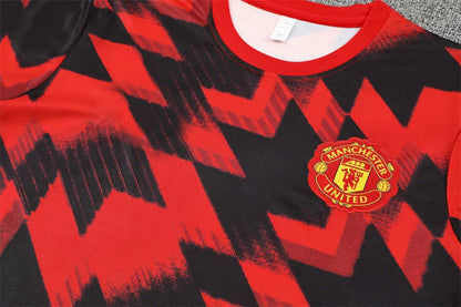 25-26 season Manchester United F.C. Training clothes suit Short sleeve - Fan version