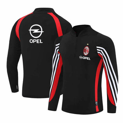 03-04 season A.C. Milan black Half pull training suit