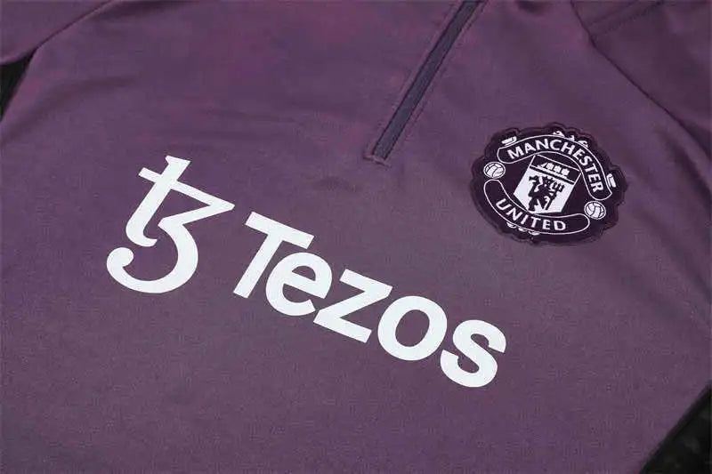 25-26 season Manchester United F.C. - Half zip training suit set