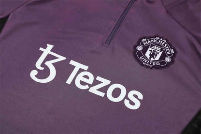 25-26 season Manchester United F.C. - Half zip training suit set