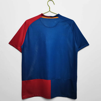 08-09 season Barcelona Home Champions Legue Retrò - Fan version