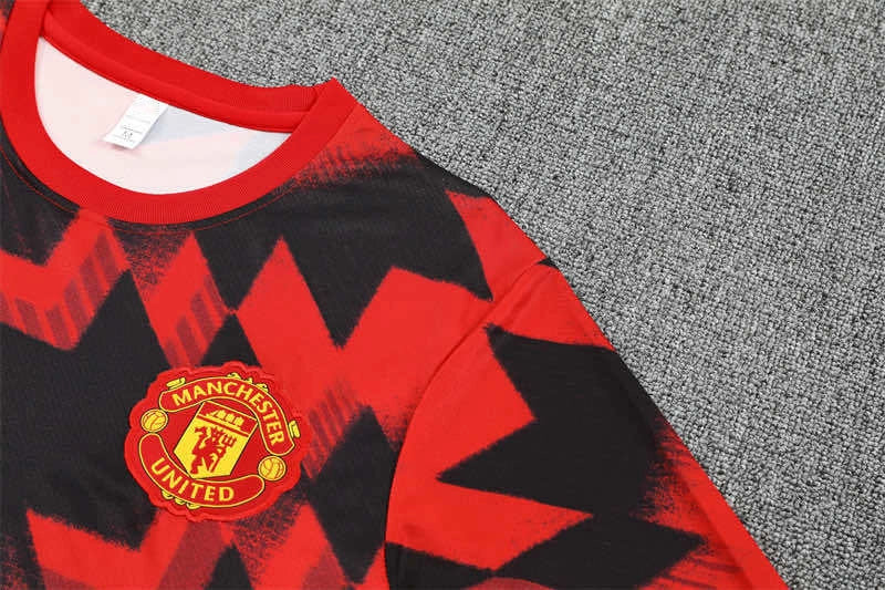 25-26 season Manchester United F.C. Training clothes suit Short sleeve - Fan version