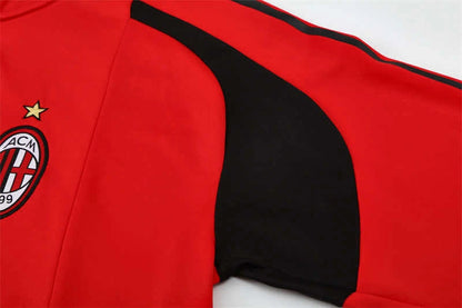 05-06 season A.C. Milan red Half pull training suit