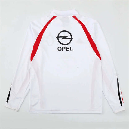 03-04 season A.C. Milan white Half pull training suit