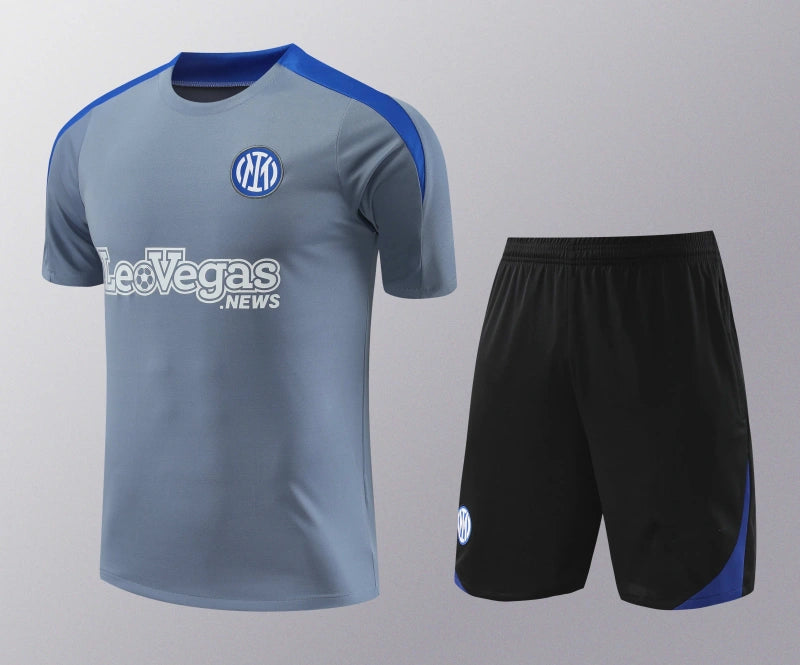 24-25 F.C. Internazionale Milano Training clothes suit Short sleeve Fan version