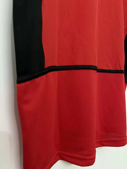 02-04 Manchester United Home Long sleeved Retro - Fan version