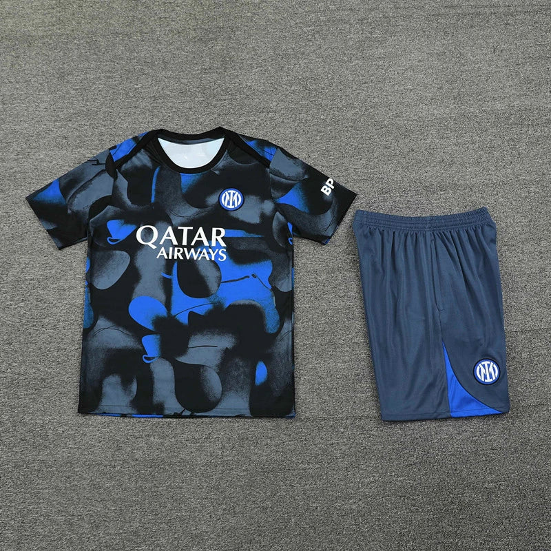 24-25 F.C. Internazionale Milano Training clothes suit Short sleeve Fan version