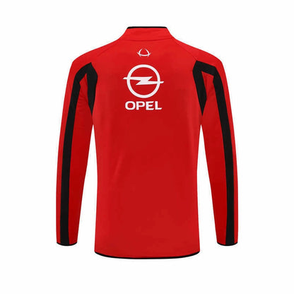05-06 season A.C. Milan red Half pull training suit