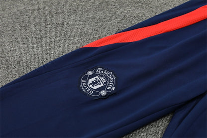 24-25 Manchester United F.C. navy blue Training suit set - Player version
