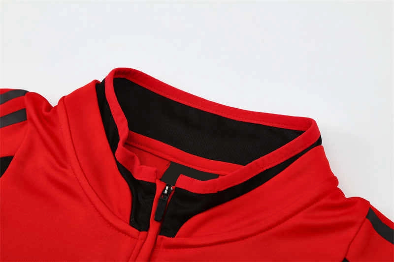 05-06 season A.C. Milan red Half pull training suit