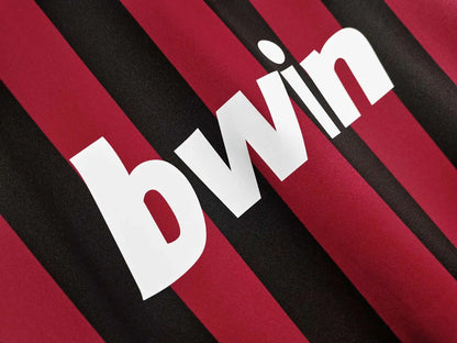 09-10 AC Milan home Long sleeved Retrò Fan version