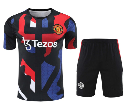 25-26 season Manchester United F.C. Training clothes suit Short sleeve - Fan version