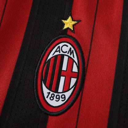 09-10 AC Milan home Long sleeved Retrò Fan version