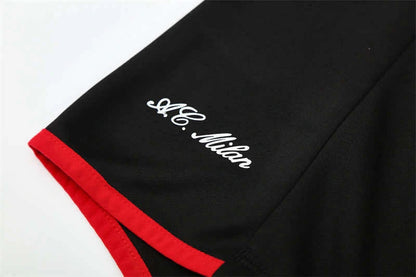 05-06 season A.C. Milan black Half pull training suit