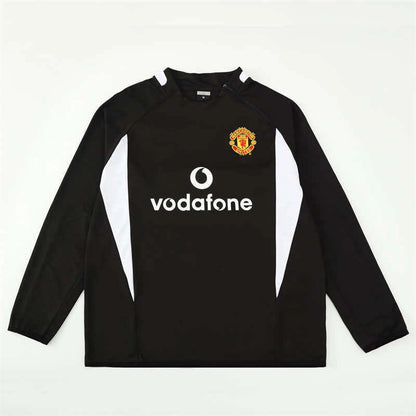 02-03 season Manchester United F.C. black Half pull training suit