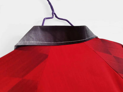 96-97 season Manchester United home Long sleeves Retro - Fan version