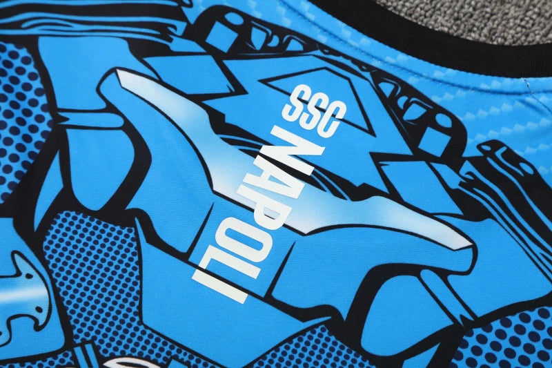 25-26 season S.S.C. Napoli Training clothes suit Short sleeve - Fan version