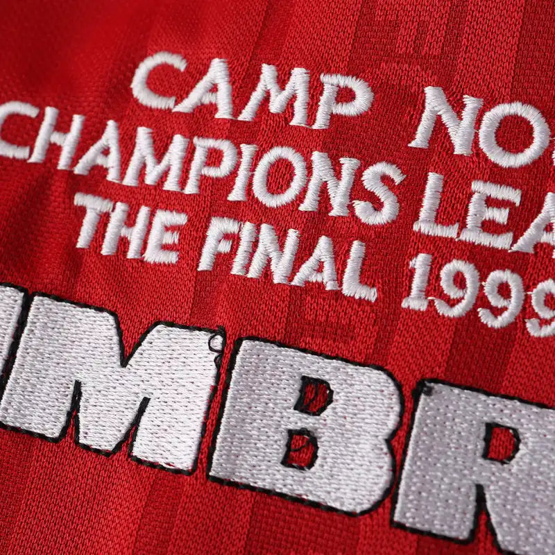 99-00 season Manchester United home long seleeve Retro - Fan version