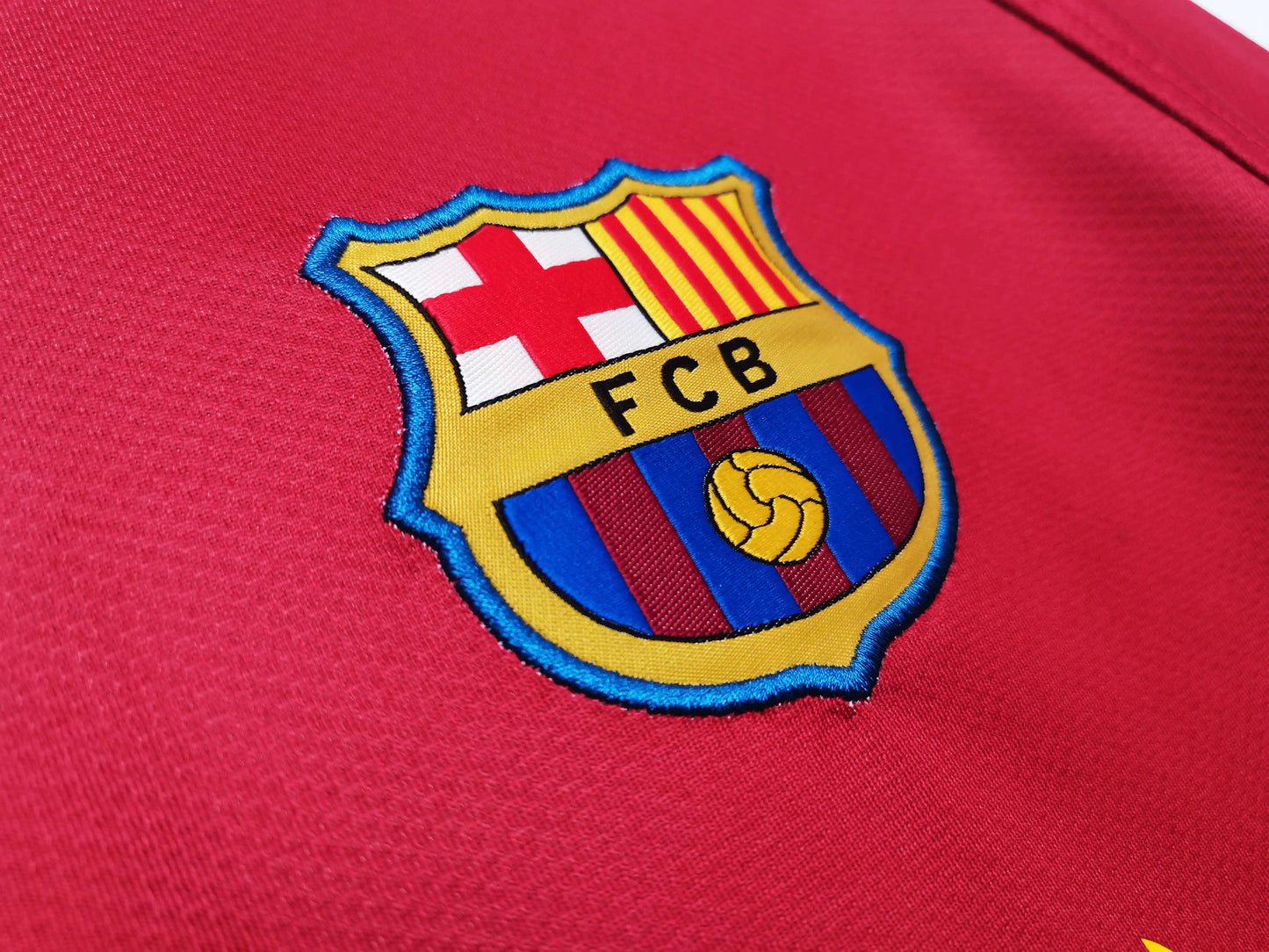 08-09 season Barcelona Home Long Sleeved Champions League Retrò - Fan version