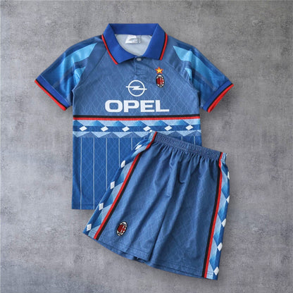 95-96 A.C. Milan away retro Kids kit