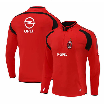 05-06 season A.C. Milan red Half pull training suit