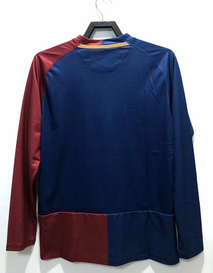 08-09 season Barcelona Home Long Sleeved Champions League Retrò - Fan version