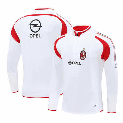 04-05 season A.C. Milan white Half pull training suit