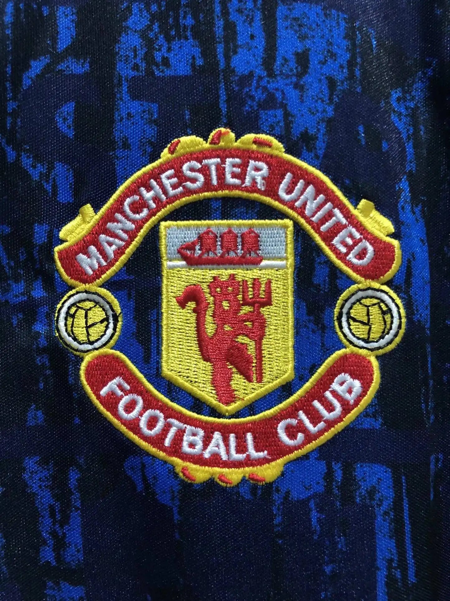 92-93 season Manchester United Black Retrò - Fan version