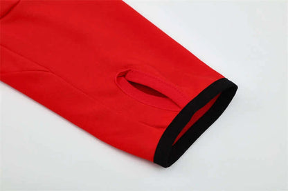 05-06 season A.C. Milan red Half pull training suit