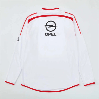 04-05 season A.C. Milan white Half pull training suit