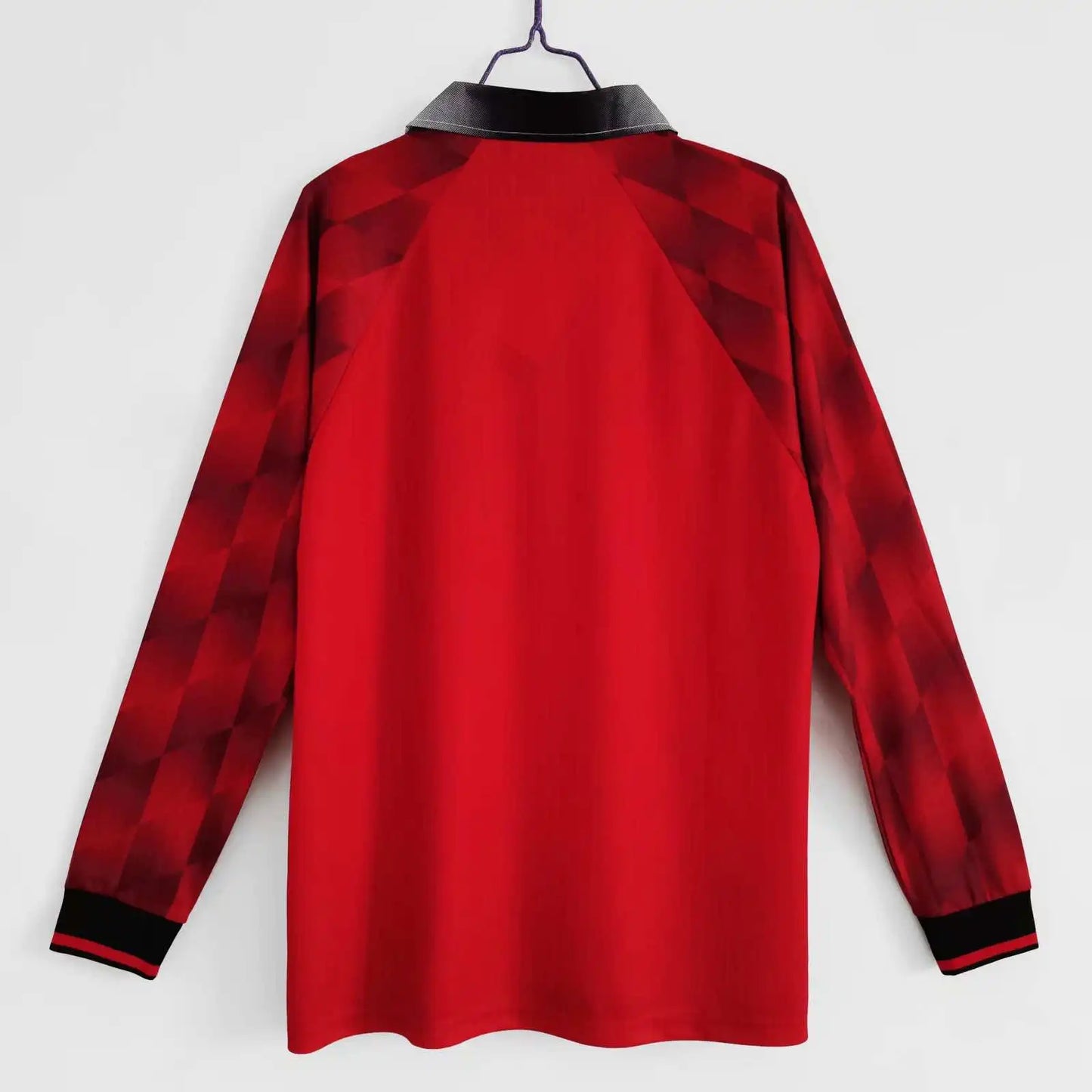 96-97 season Manchester United home Long sleeves Retro - Fan version