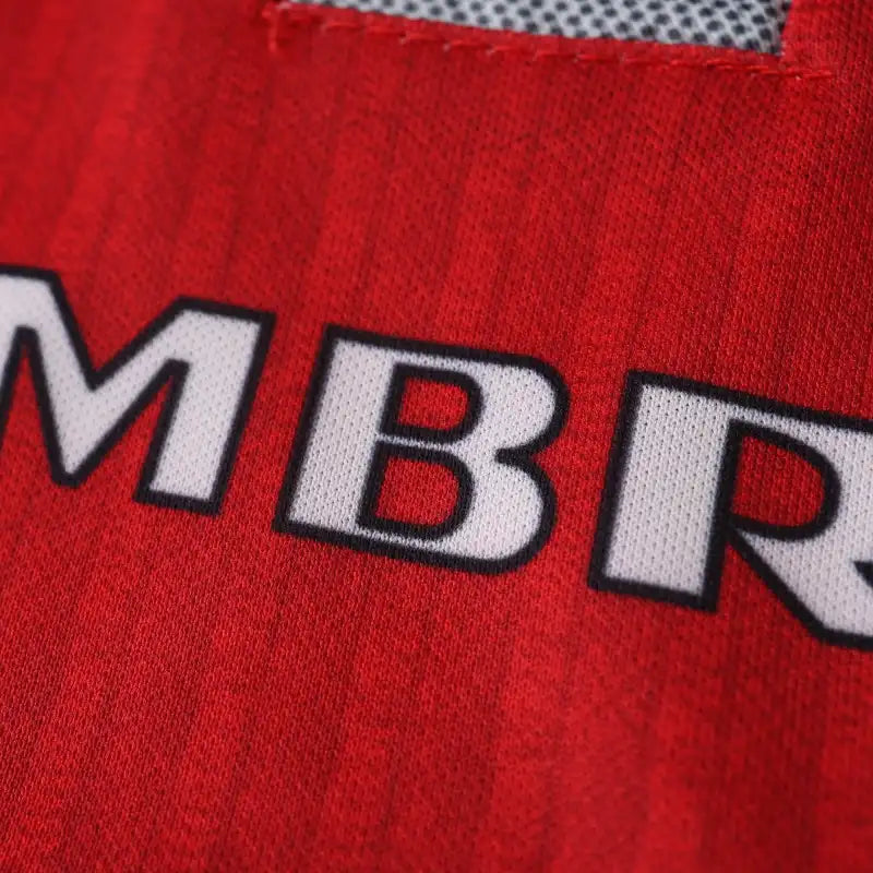 96-97 season Manchester United home Long sleeves Retro - Fan version