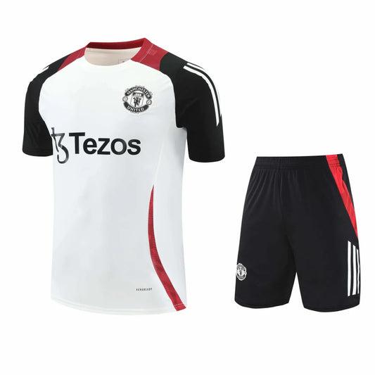 25-26 season Manchester United F.C. Training clothes suit Short sleeve - Fan version