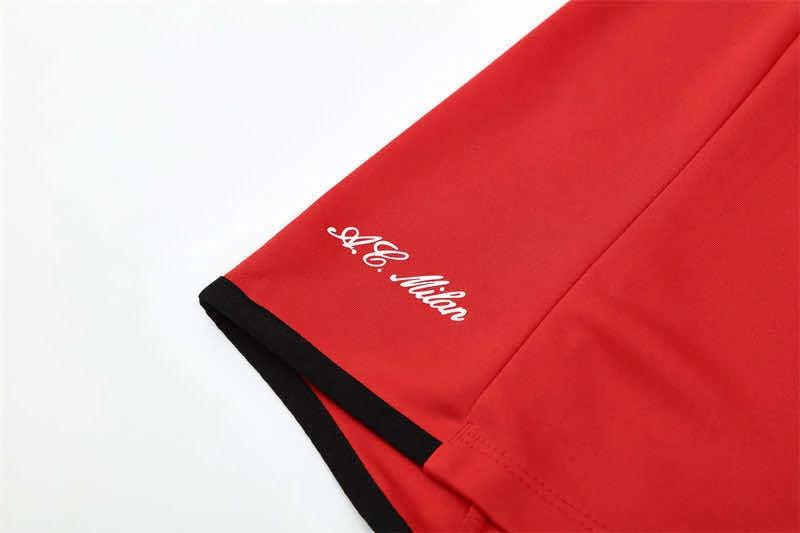 05-06 season A.C. Milan red Half pull training suit